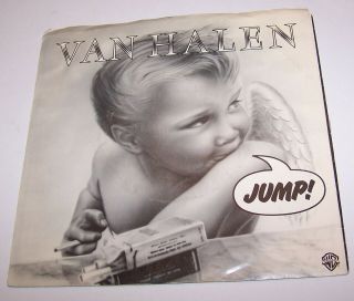 Vintage 1983 Van Halen Jump & House Of Pain 45 Rpm Vinyl Warner Bros.  7 - 29384