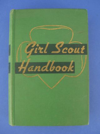 Vintage Usa Girl Scout Handbook Green Intermediate Program 1951