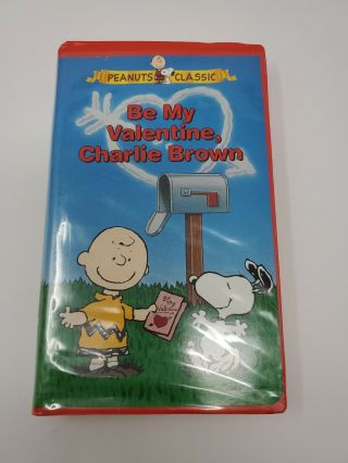 Be My Valentine,  Charlie Brown Vhs 1996 Peanuts Charles M Schulz Vintage