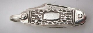 Vintage Sterling Silver Pocket Knife Charm
