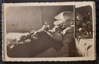 1945 Wwii Funeral Girl 20 Yo Killed In War Dead Coffin Post Mortem Vintage Photo