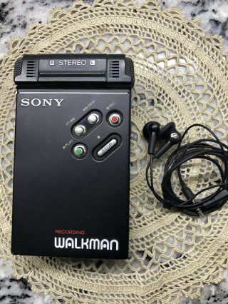 Vintage Sony Recording Walkman Wm - R2 Stereo Cassette - Corder Japan