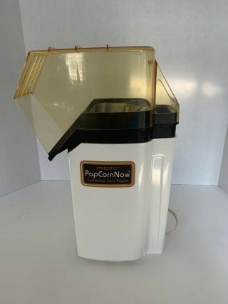 Vintage Presto Popcorn Now Plus Hot Air Popper