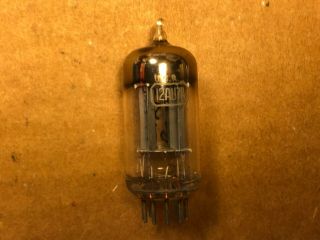 Vintage 1950s Rca 12au7 Tube Tests Strong Long Plate D Getter 2