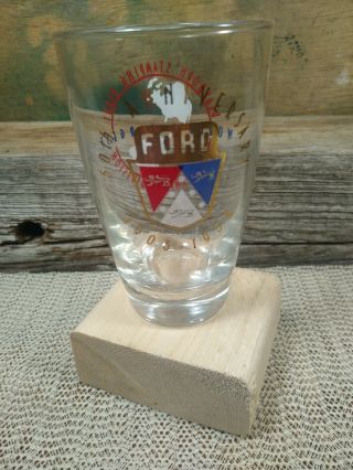 Vintage Ford Motor Company 50 Year Anniversary Cocktail Glass