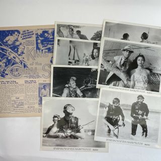 Vintage Photos Movie Stills Pressbook King Of The Coral Sea 1956 Chips Rafferty