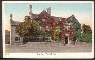 Peacock Inn,  Rowsley.  Pre - 1914 Vintage Postcard.  Uk Postage