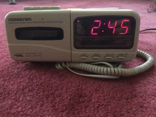 Soundesign Clock Radio Cassette/phone/alarm Model 7569ivy Vintage : Gently