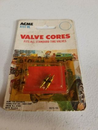 Vintage Acme Tire Valve Stem Cores Nos [211]