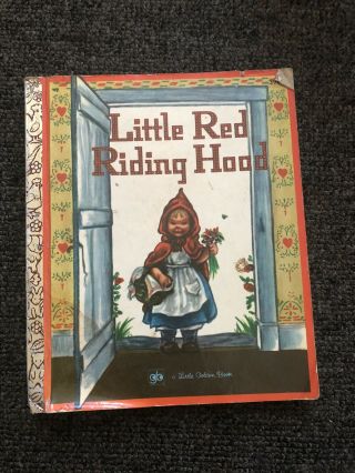 Little Red Riding Hood A Little Golden Book Vintage 1971 By Elizabeth O Jones