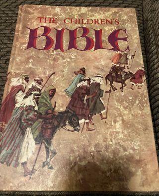 The Childrens Bible 1965 Hardcover Vintage Golden Press