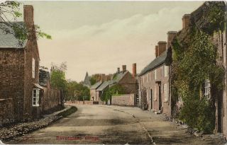 Leicestershire Ravenstone Village 1908 Vintage Postcard 31.  1