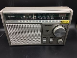 Classic Vintage Panasonic 4 Band Tv Sound Radio Model Rf - 1070d Great