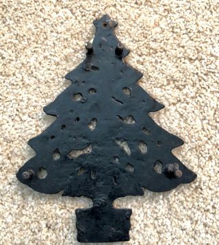 Vintage Cast Iron Trivet Farmhouse Kitchen Decor - Christmas Tree 2