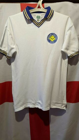 Vintage Leeds United 1977/78 Home Shirt Kit Score Draw Size Large