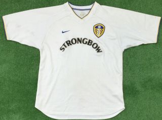 Vintage Leeds United 2000 - 02 Home Football Shirt Size Medium