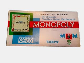 Monopoly Board Game 1960s Vintage Made In Australia By Toltoys Parker Brothers