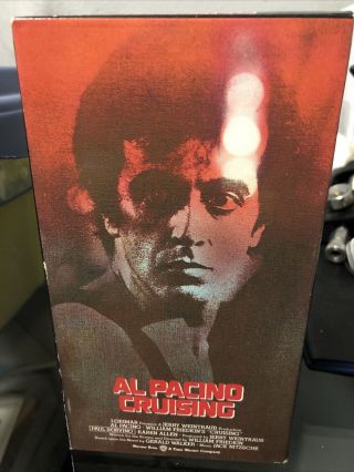 Vintage Cruising Vhs Tape Al Pacino Paul Sorvino Karen Allen William Friedkin