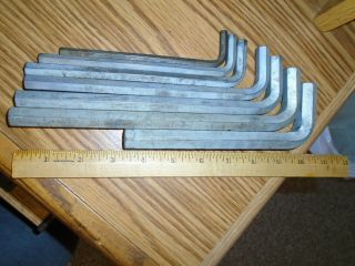 Vintage Snap On Tools Allen Hex Wrenches 7 Piece Mechanics