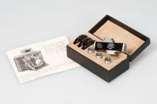 Zeiss Ikonta 1341 Close Up Lens Set Case And Instructions - Vintage