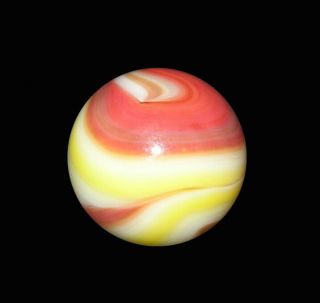 Vintage Christensen Agate Co.  Swirl Marble - - Polychrome Colors
