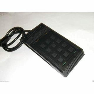 Star Raiders Video Touch Pad Control Cx21 For Atari Vintage Black Gamepad