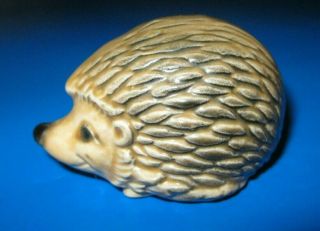 Vintage Goebel W.  Germany Porcelain Brown Hedgehog Figurine