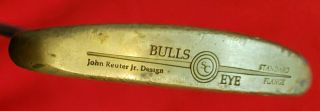 Vintage John Reuter Titleist Standard Flange Bullseye Golf Putter Rh Orig Grip
