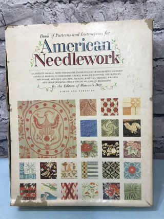 Vintage 1963 American Needlework Book Of Patterns & Instructions " Woman 