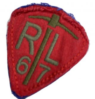 Vintage Polo Ralph Lauren Patch Rl 67 Red Small Sewing Retro 90s Embroidered
