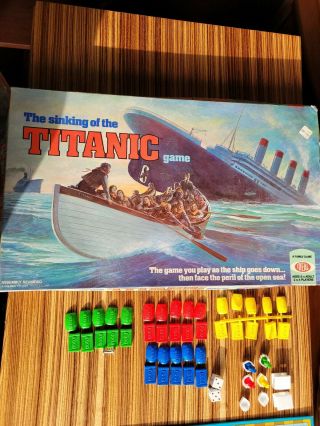 Vintage Board Game The Sinking Of The Titanic