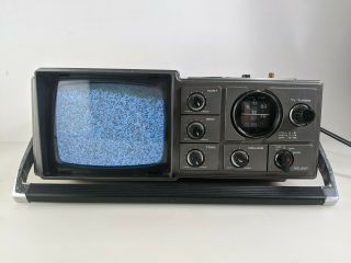 Magnavox Vintage Portable Analog Tv Television & Radio Model - Model E60846