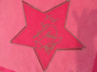 Vintage Lizzie Mcguire Cartoon Fleece Blanket Hilary Duff 90s Stars Pink Fringe 2