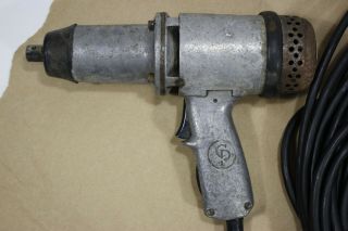 Vintage Chicago Pneumatic Pace Master Cp - 726 Electric Impact Wrench 65 Ft.  Cord