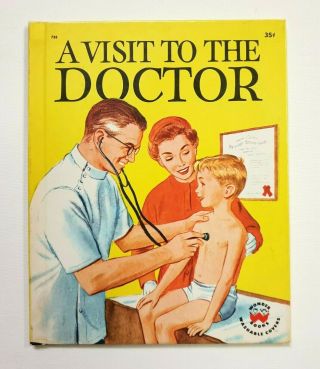 A Visit To The Doctor,  Vintage Wonder Book,  1960