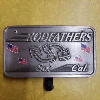 Vintage Car Club Plaque - Rodfathers - Orange County Ca - Hot Rod - -