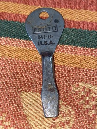 Vintage Proto Usa Oregon Supply Co Gift Advertising Key Chain Screwdriver Tool