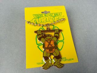 Vintage 1990 Teenage Mutant Ninja Turtles Necklace