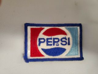 Vintage Pepsi Cola Soda Pop Logo Embroidered Patch (3 " X 2 ")