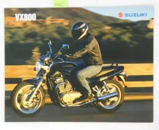 1990 Suzuki Vx 800 Factory Dealer Showroom Sales Ad Brochure Oem Vx800