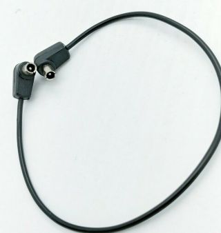 Vintage 22.  5cm (8.  85 ") Flash Sync Cord Male To Male Pc Cable Connector