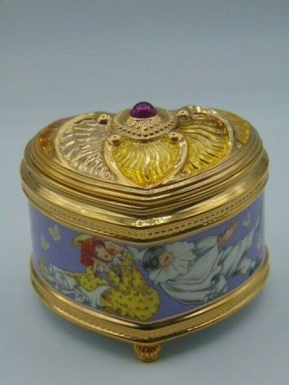 Pulcinella Vintage Music Box The Franklin House Of Faberge