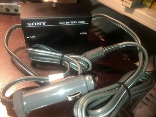 Vintage Sony Dcc - 2400b Car Battery Cord With Stabilizer No 010805