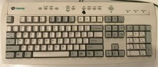 Vintage Gateway Clicky Mechanical Keyboard Model G9900h