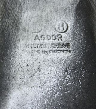 Vintage Hults Bruk Hb Agdor Axe.  Made In Sweden 0.  6 K.  G 1 1/5lb
