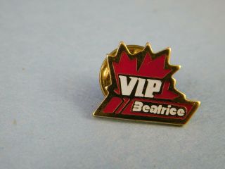 Beatrice Dairy Products Dairy Canada Vip Pin Vintage Advertising Button