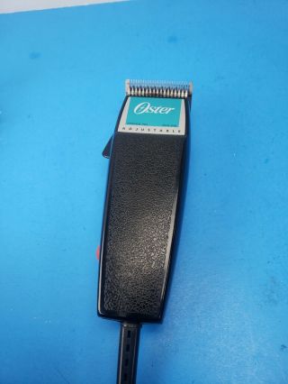 Vintage Oster Electric Hair Clippers 606 - 01e - Made In Usa Guards