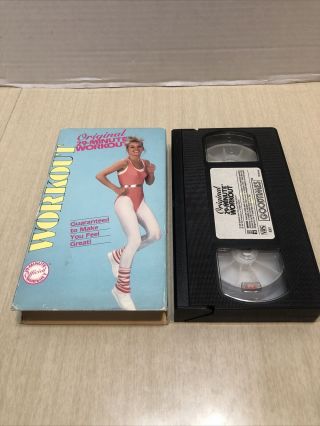 Vintage 80’s 29 - Minute Workout Vhs Video Aerobic Exercise Routine 1987