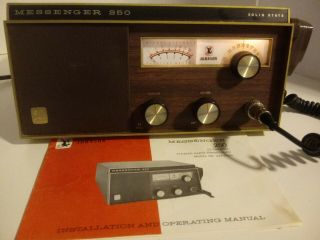 Johnson Messenger Vintage Solid State 250 Base Station Cb Radio Transceiver