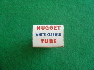 Vintage 60 ' s Nugget white cleaner tube & pack/grocery/packaging/retro 2
